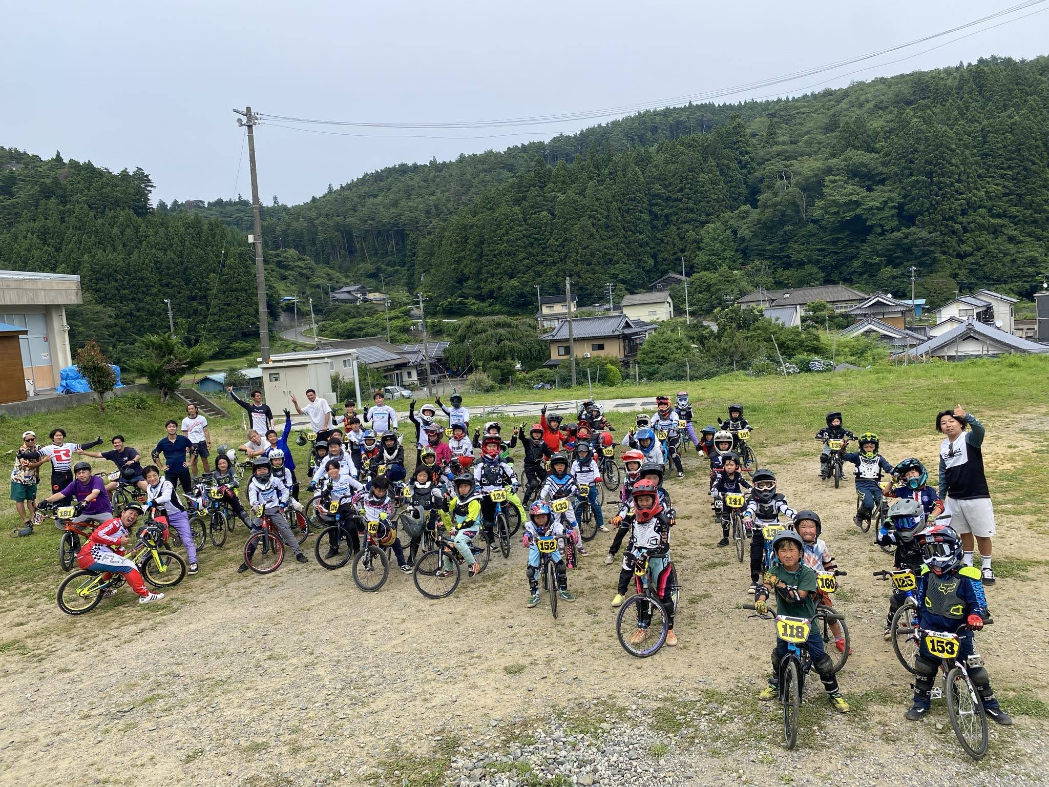 TXF BMX RACING TEAM 合宿集合写真